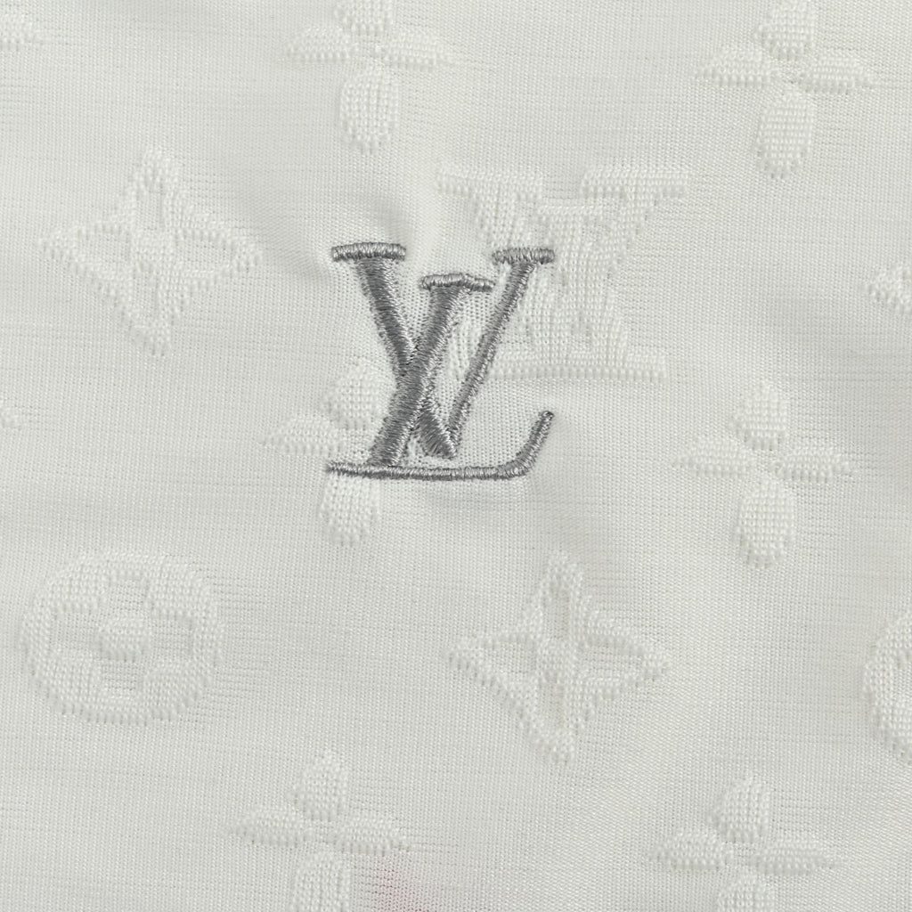 Louis Vuitton 2026SS Monogram Clover Embroidered Logo Short Sleeve T-Shirt