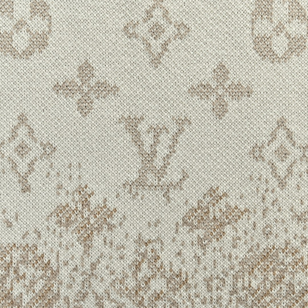 Louis Vuitton LV Khaki Gradient All-Over Monogram Knit Sweater
