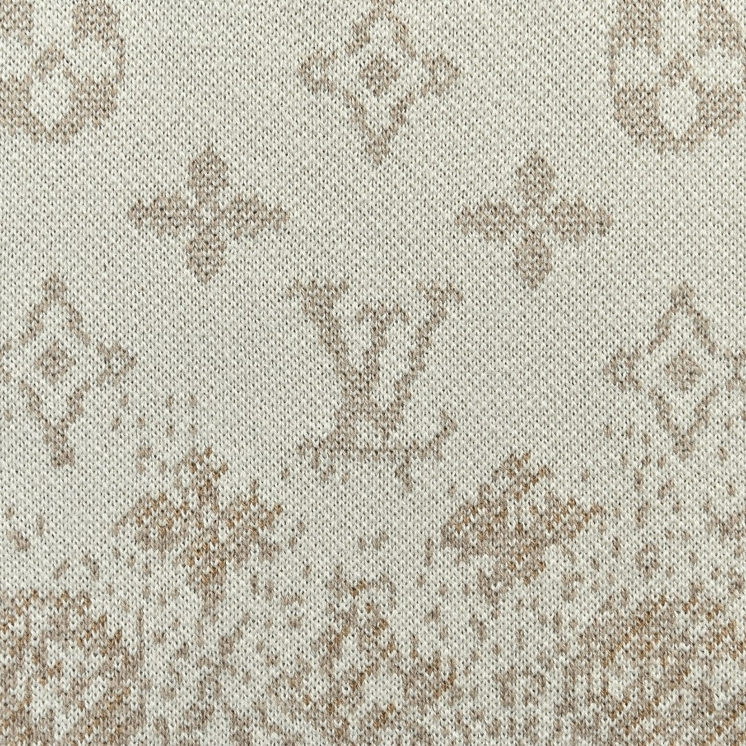 Louis Vuitton LV Khaki Gradient All-Over Monogram Knit Sweater