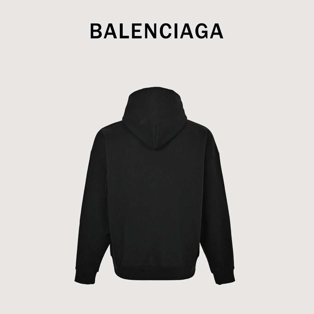 Balenciaga BLCG Bodies 6B Printed Hoodie - Black