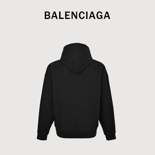 Balenciaga BLCG Bodies 6B Printed Hoodie - Black