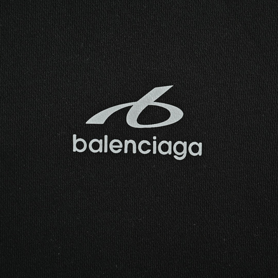 Balenciaga BLCG Bodies 6B Printed Hoodie - Black