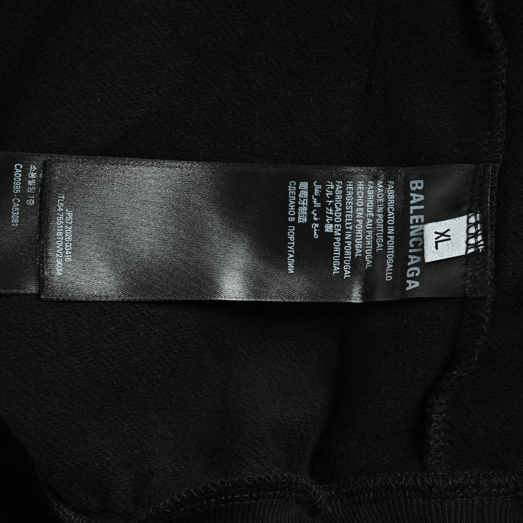 Balenciaga BLCG Bodies 6B Printed Hoodie - Black