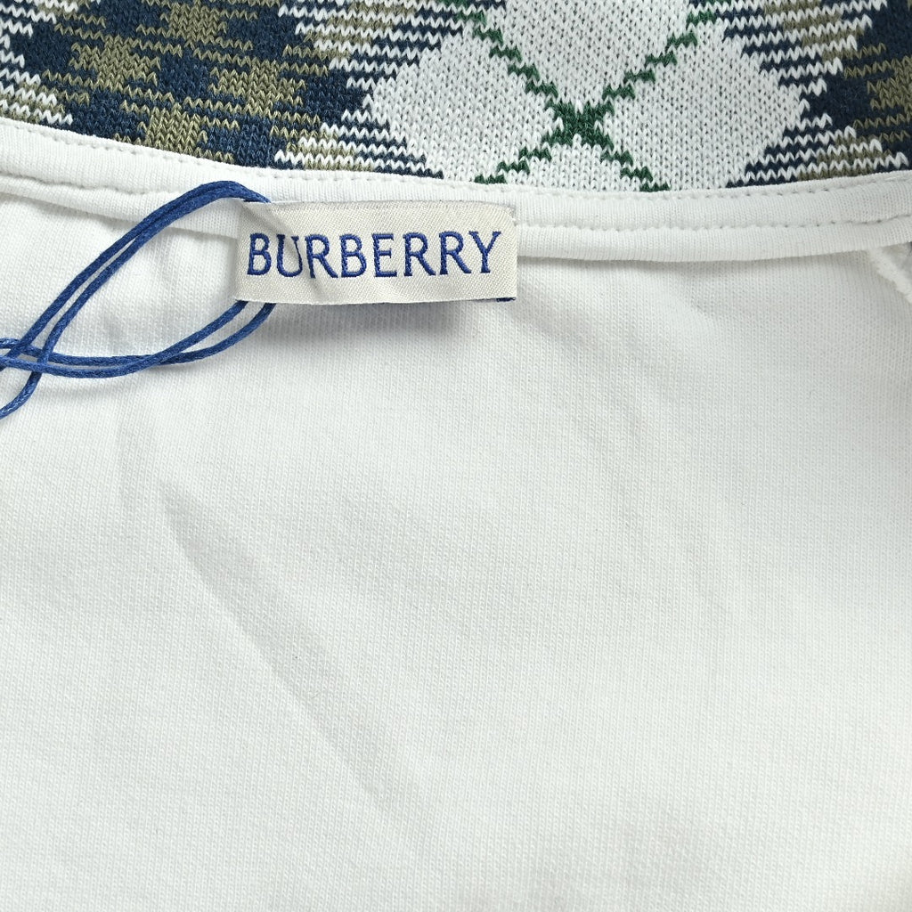 Burberry BBR Equestrian Knight Embroidered Nylon Stand-Collar Jacket - White