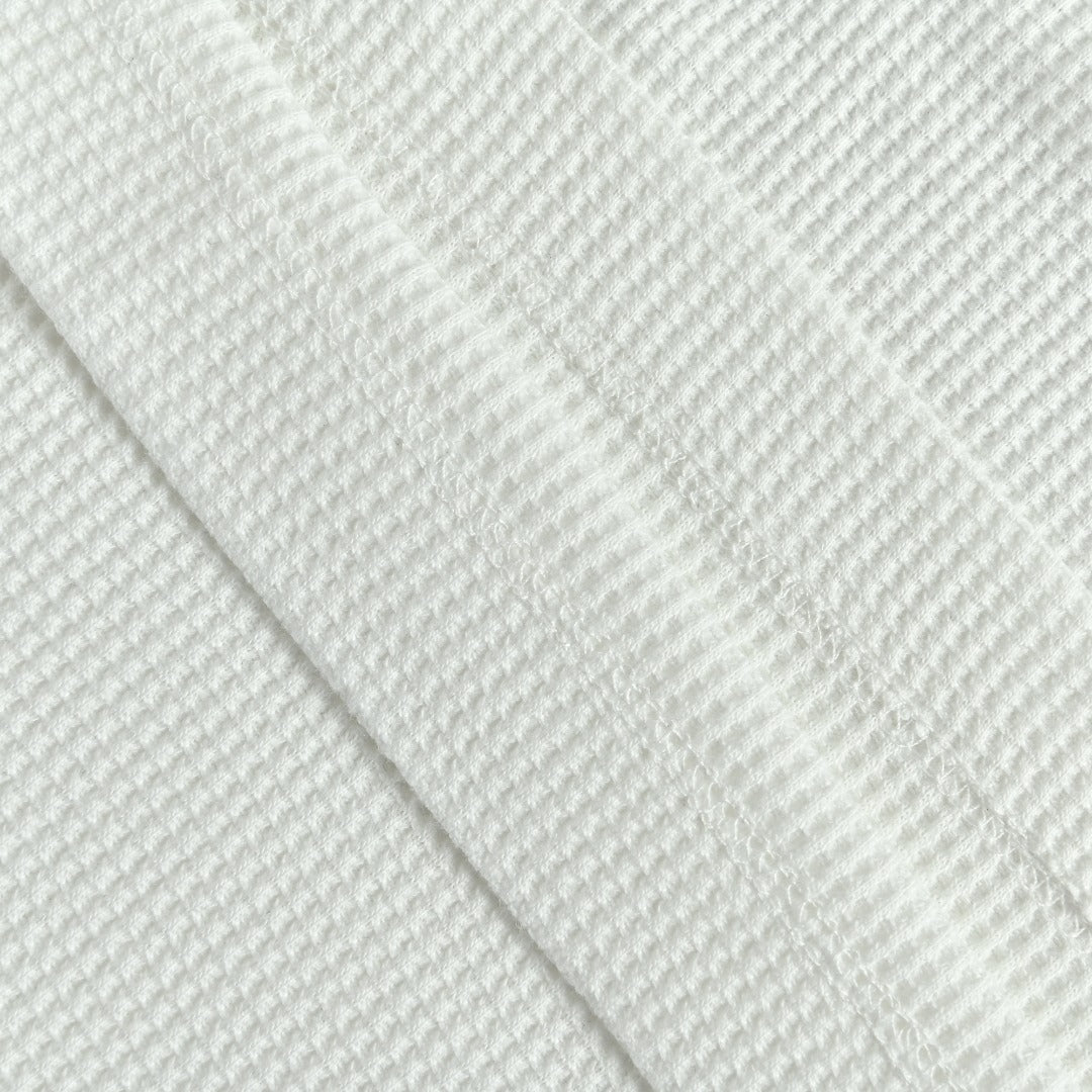 Louis Vuitton LV Two-Tone Textured Monogram Long Sleeve T-Shirt - White