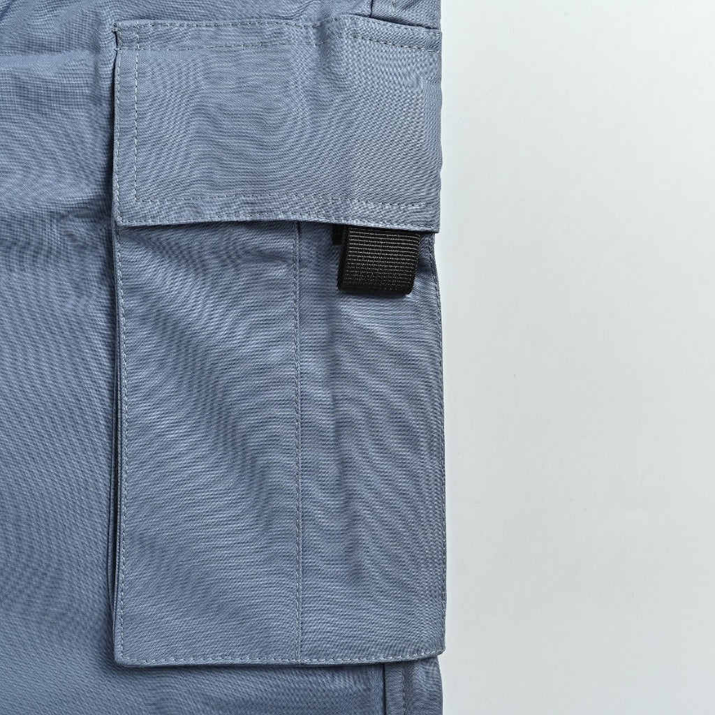 Dior CD Multi-Pocket Velcro Cargo Pants - Steel Blue