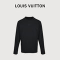 Louis Vuitton Embossed Logo Long Sleeve T-Shirt - Black