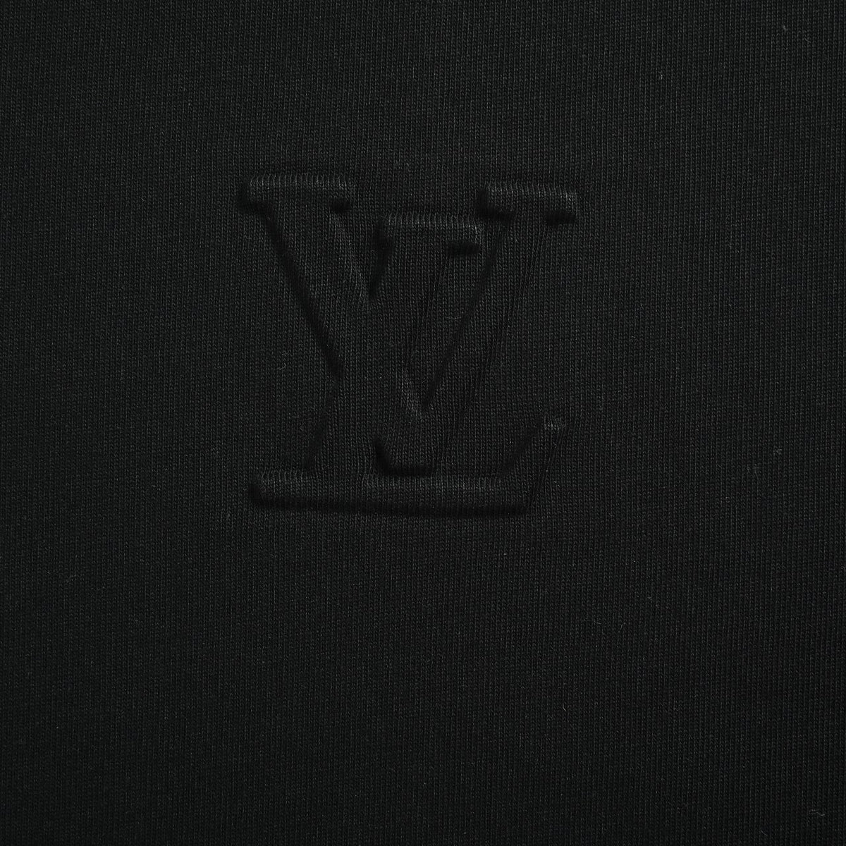 Louis Vuitton Embossed Logo Long Sleeve T-Shirt - Black