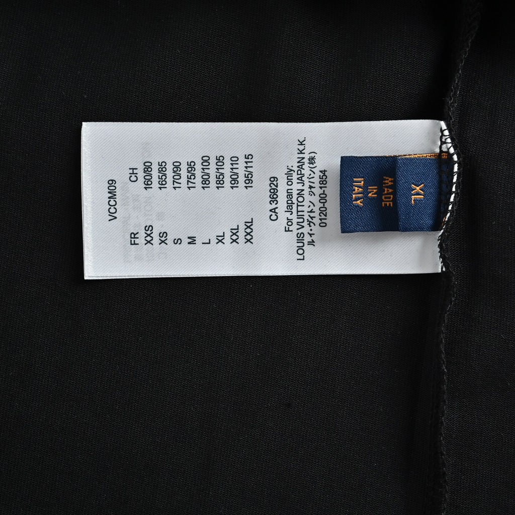 Louis Vuitton Embossed Logo Long Sleeve T-Shirt - Black