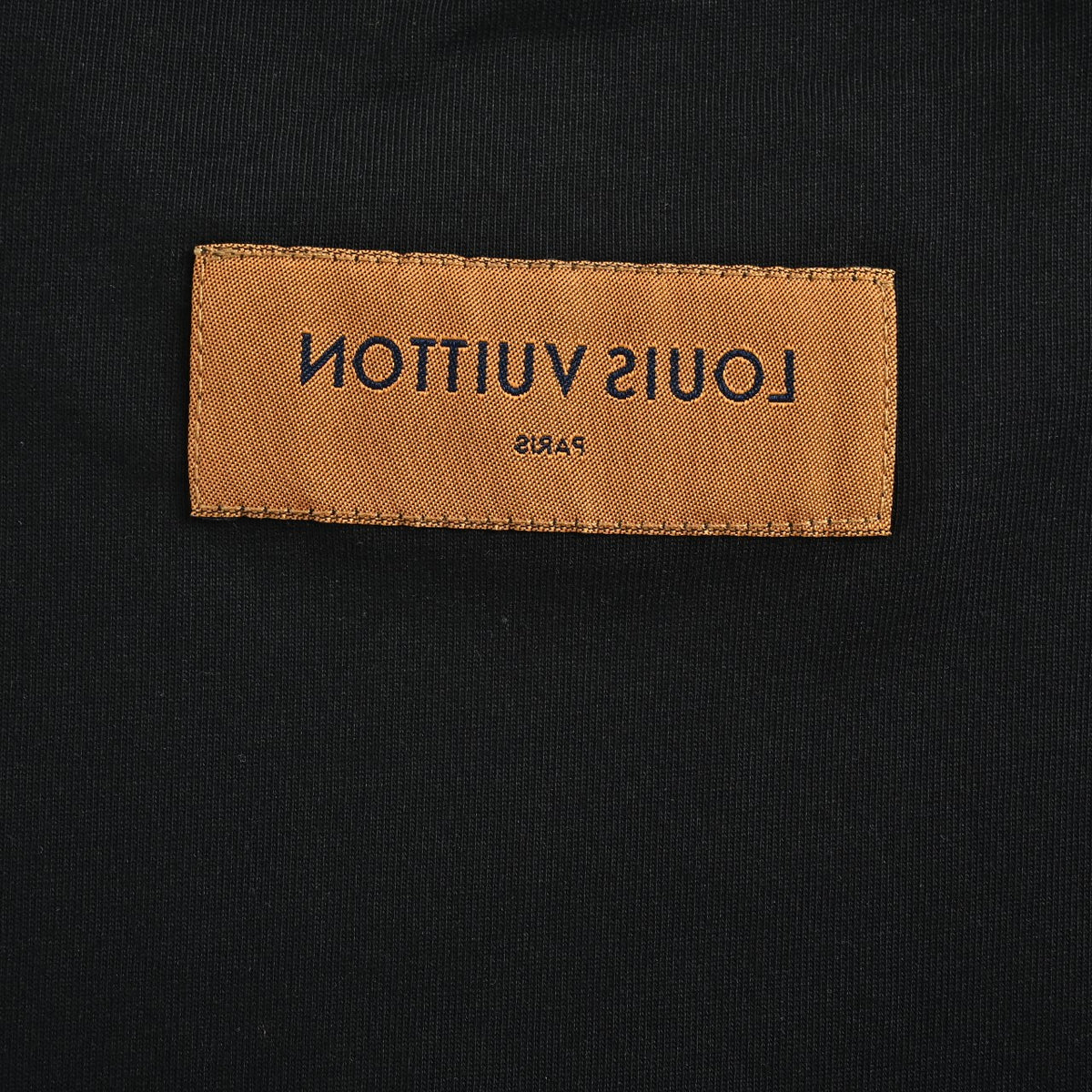 Louis Vuitton Embossed Logo Long Sleeve T-Shirt - Black