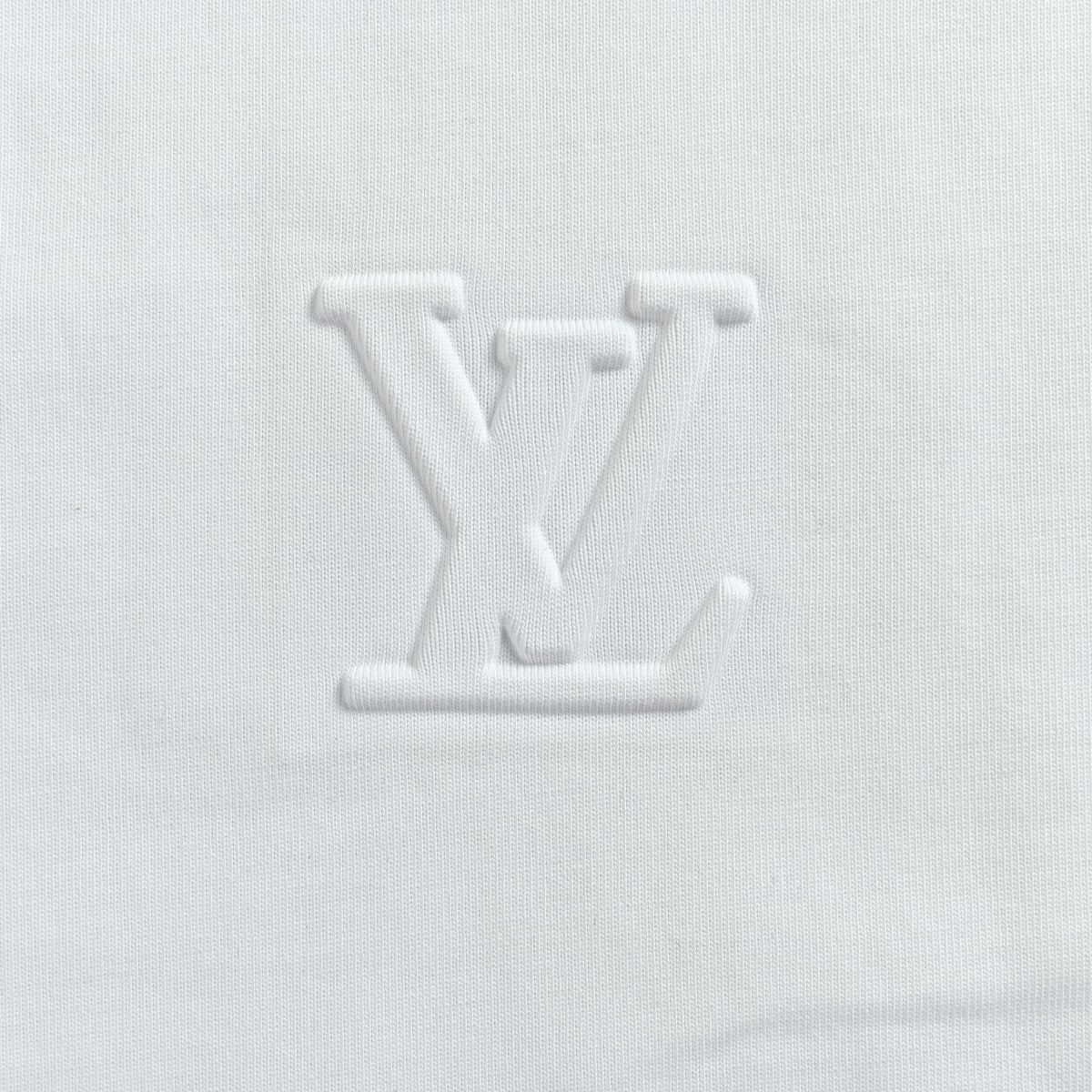 Louis Vuitton Embossed Logo Long Sleeve T-Shirt - White