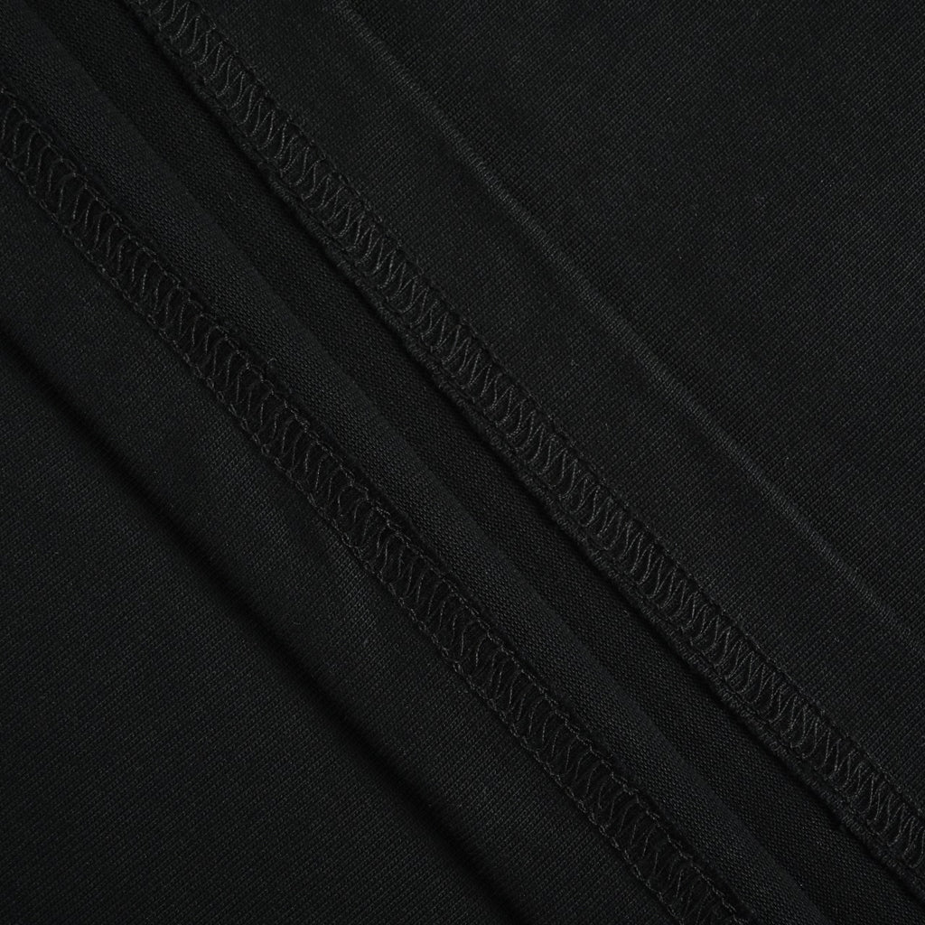 Louis Vuitton 26SS Wave Pattern Color-Block Monogram Embroidered Logo Long Sleeve T-Shirt - Black