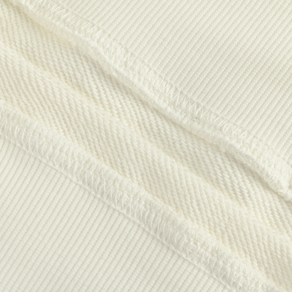 Burberry BBR Side Diamond Check Woven Tape Crewneck Sweatshirt - Cream