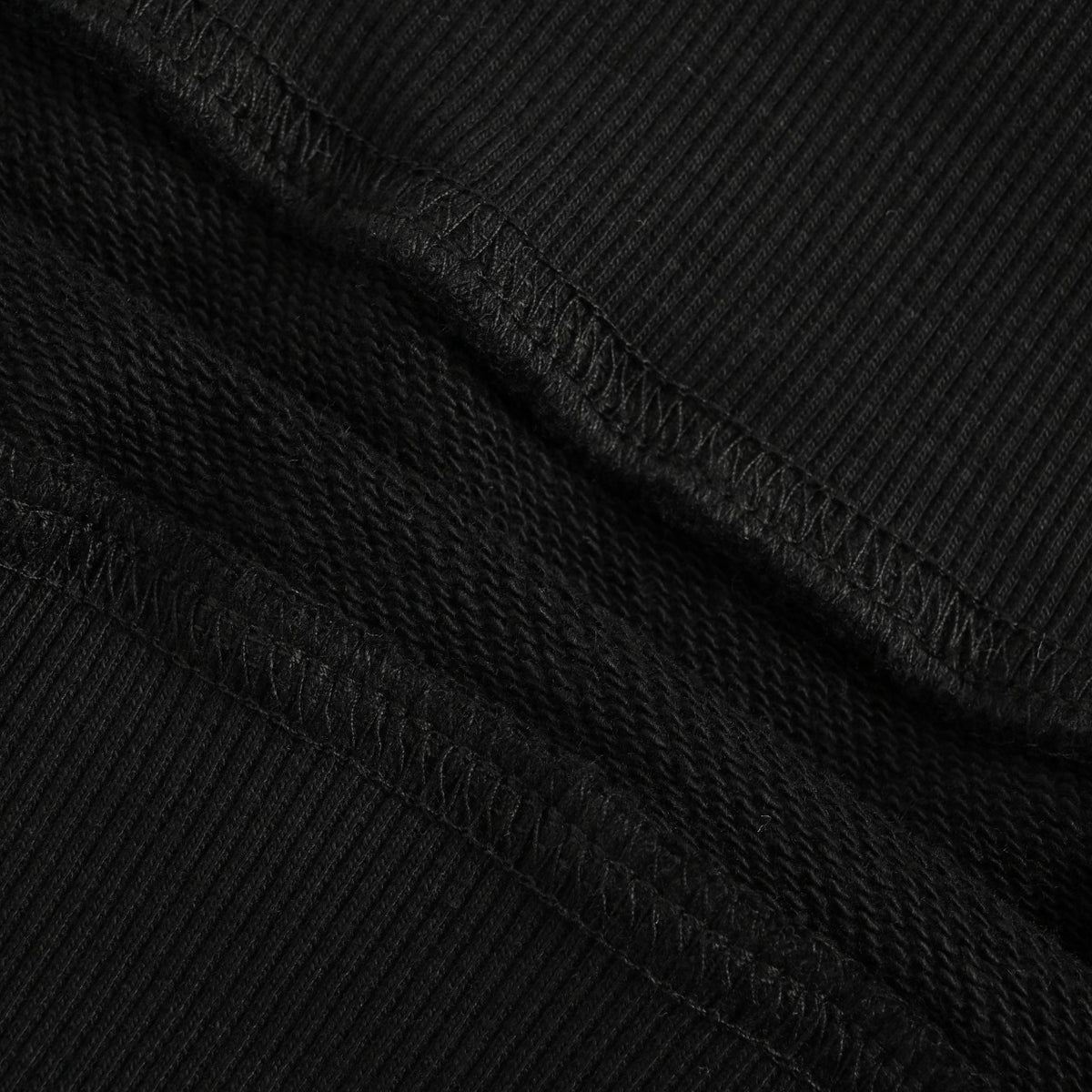Burberry BBR Side Diamond Check Woven Tape Crewneck Sweatshirt - Black
