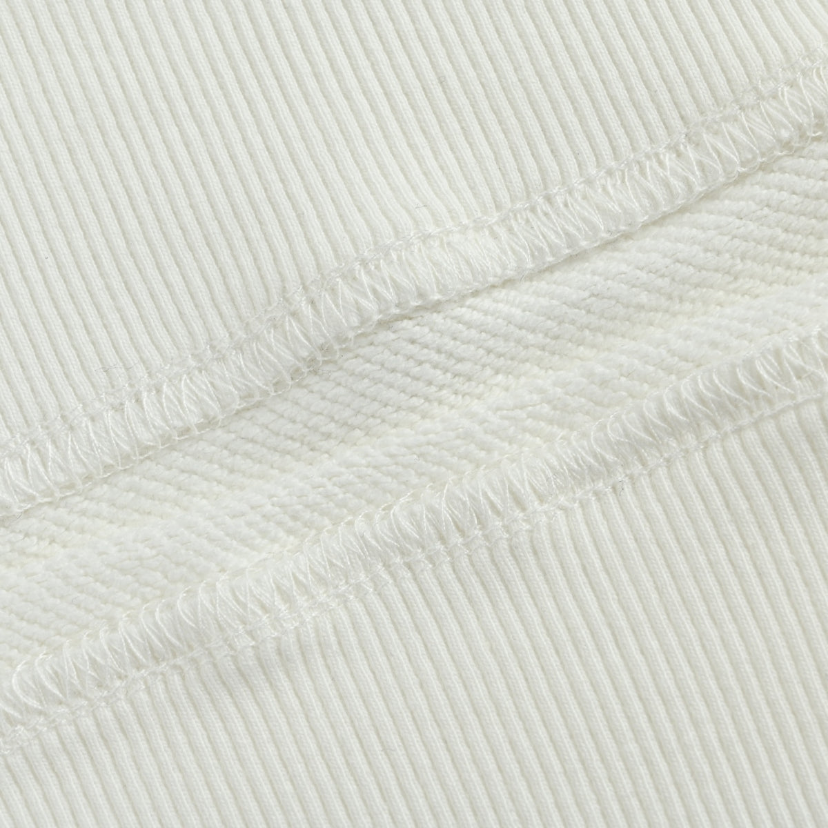 Burberry Micro Check Tartan Collar Spliced Cotton Crewneck Sweatshirt - White