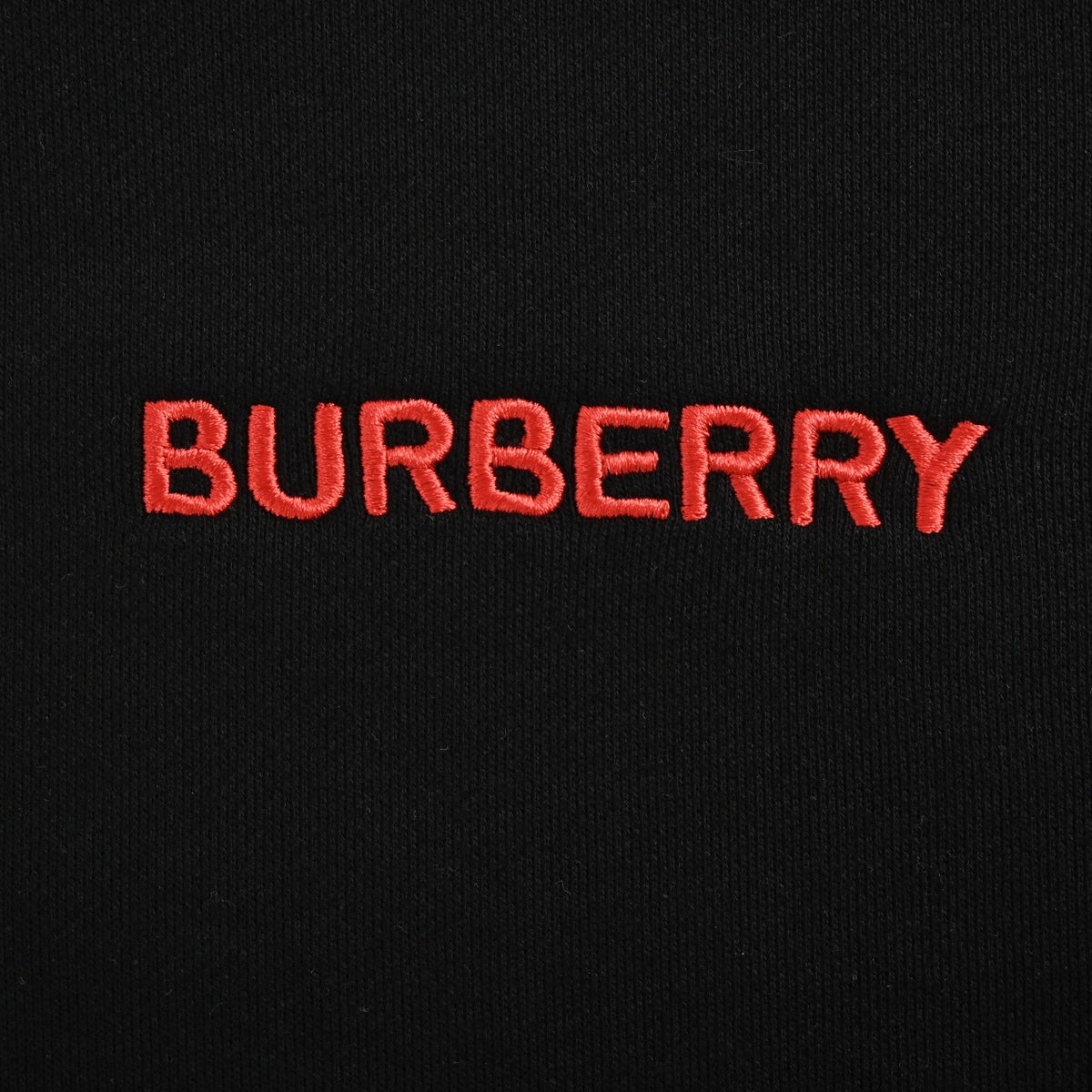 Burberry Micro Check Tartan Collar Spliced Cotton Crewneck Sweatshirt - Black