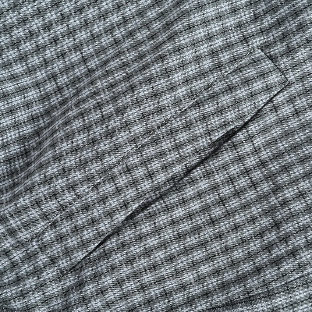 Prada Grey Check Reversible Zip-Up Blouson Jacket - Light Blue / Grey Check