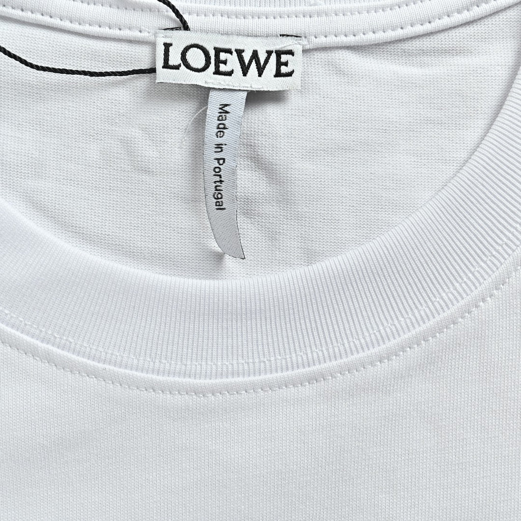 Loewe x On Running Collaboration Printed Logo Short Sleeve T-Shirt - White