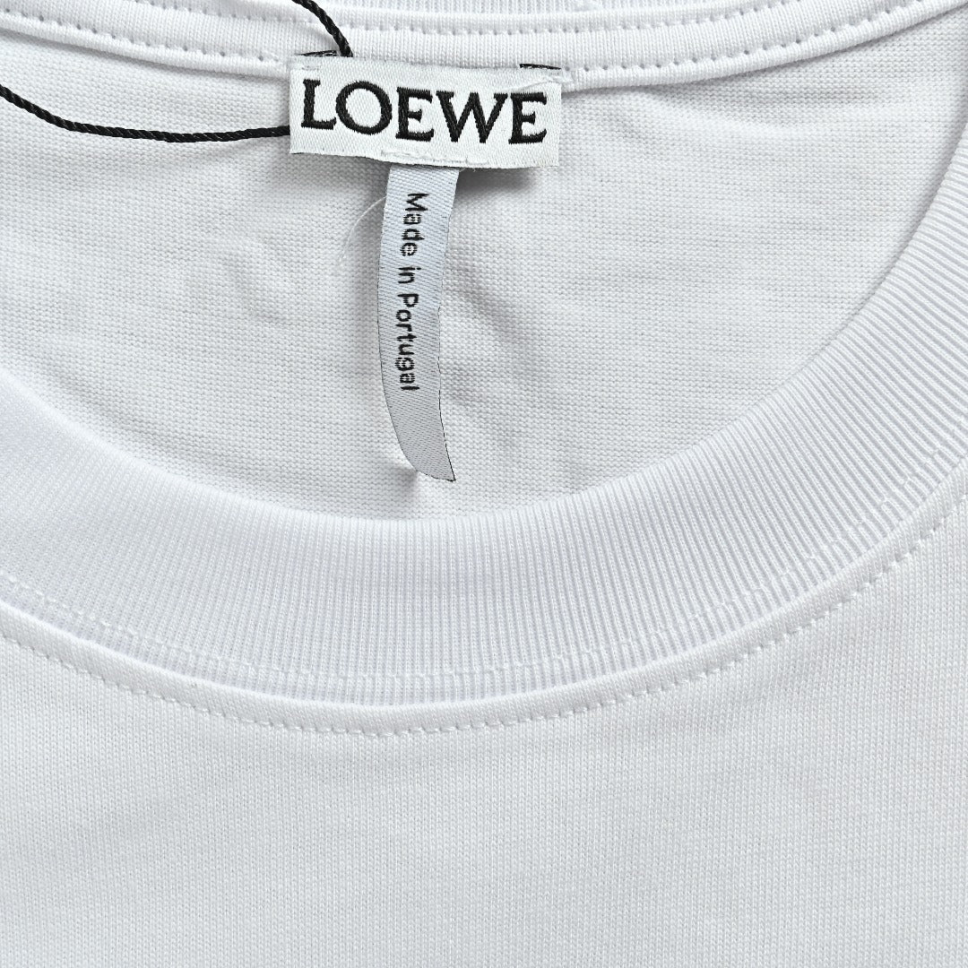 Loewe x On Running Collaboration Printed Logo Short Sleeve T-Shirt - White