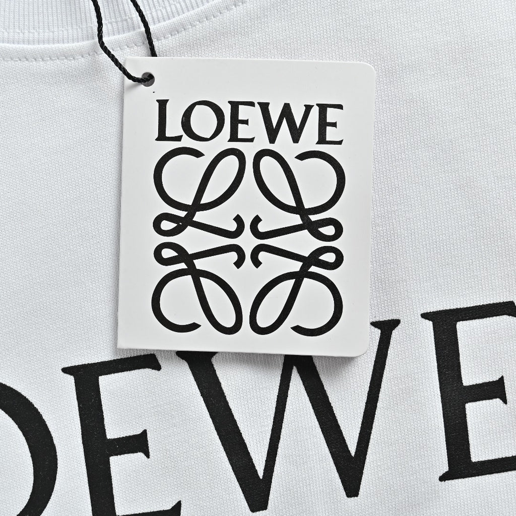 Loewe x On Running Collaboration Printed Logo Short Sleeve T-Shirt - White
