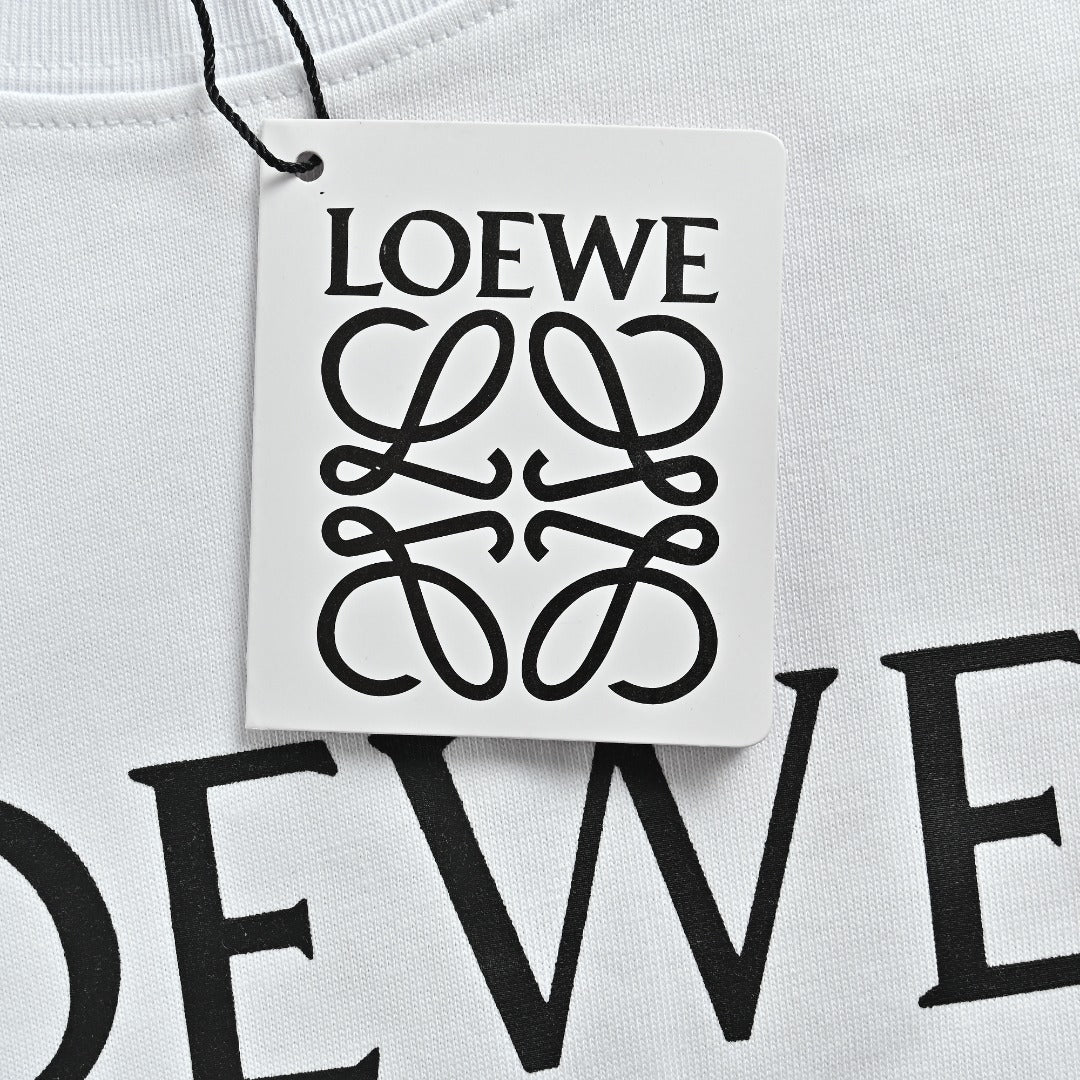 Loewe x On Running Collaboration Printed Logo Short Sleeve T-Shirt - White