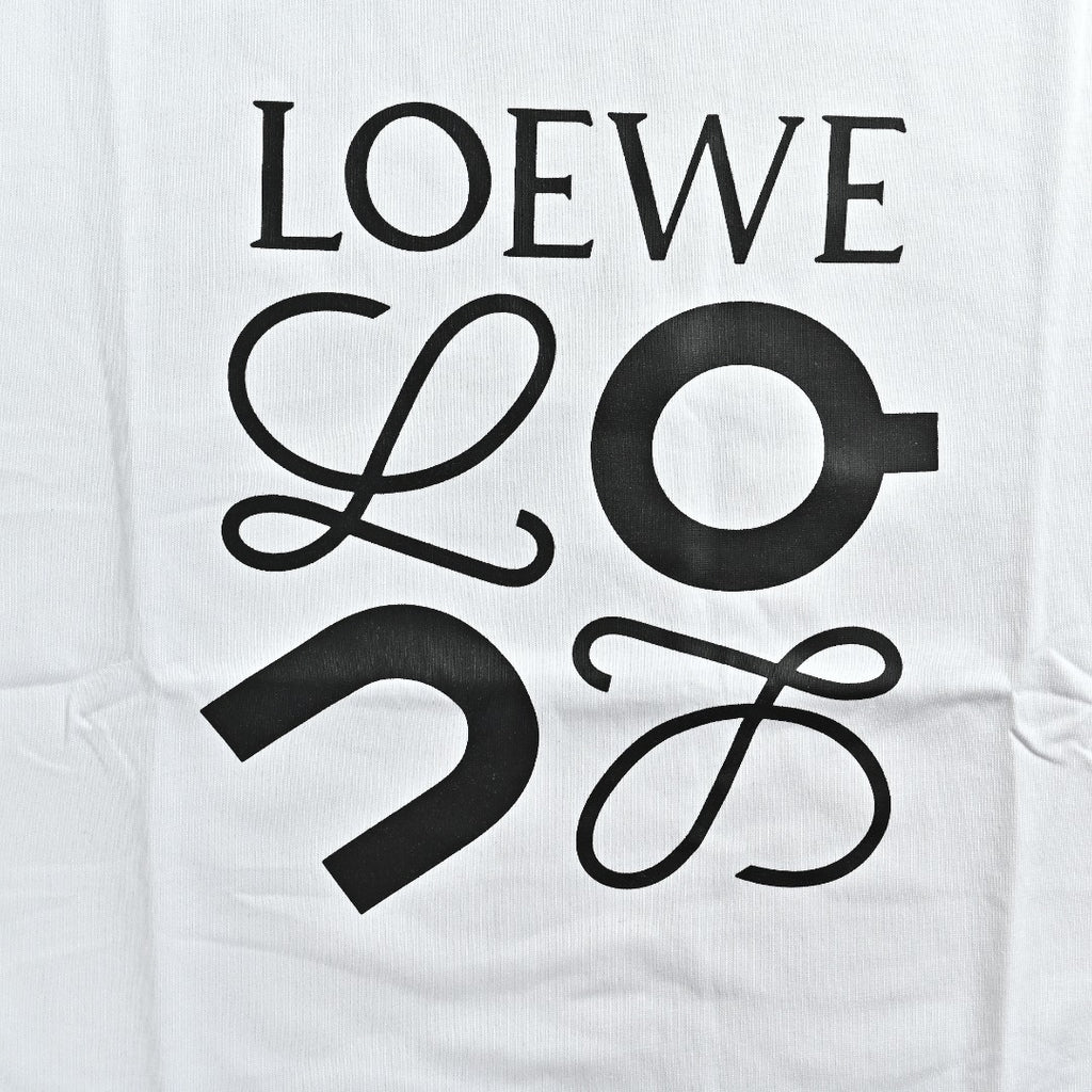 Loewe x On Running Collaboration Printed Logo Short Sleeve T-Shirt - White