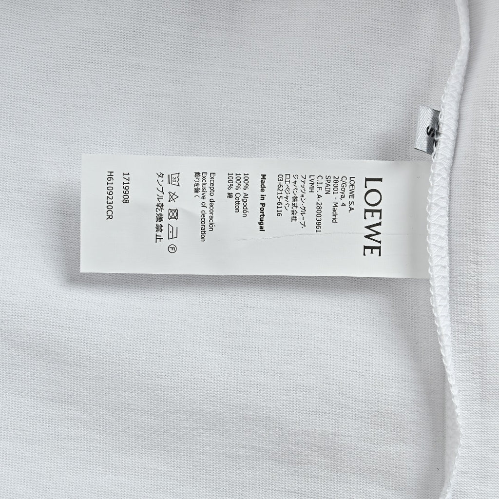 Loewe x On Running Collaboration Printed Logo Short Sleeve T-Shirt - White