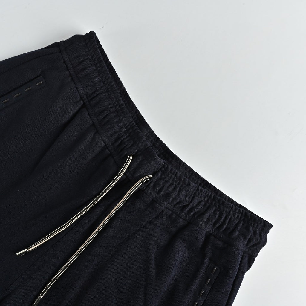 Fendi FD Back Pocket Leather Patch Shorts - Black