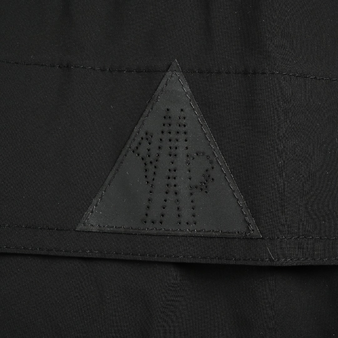 Moncler MC Reflective Logo Outdoor Stand-Collar Vest - Black