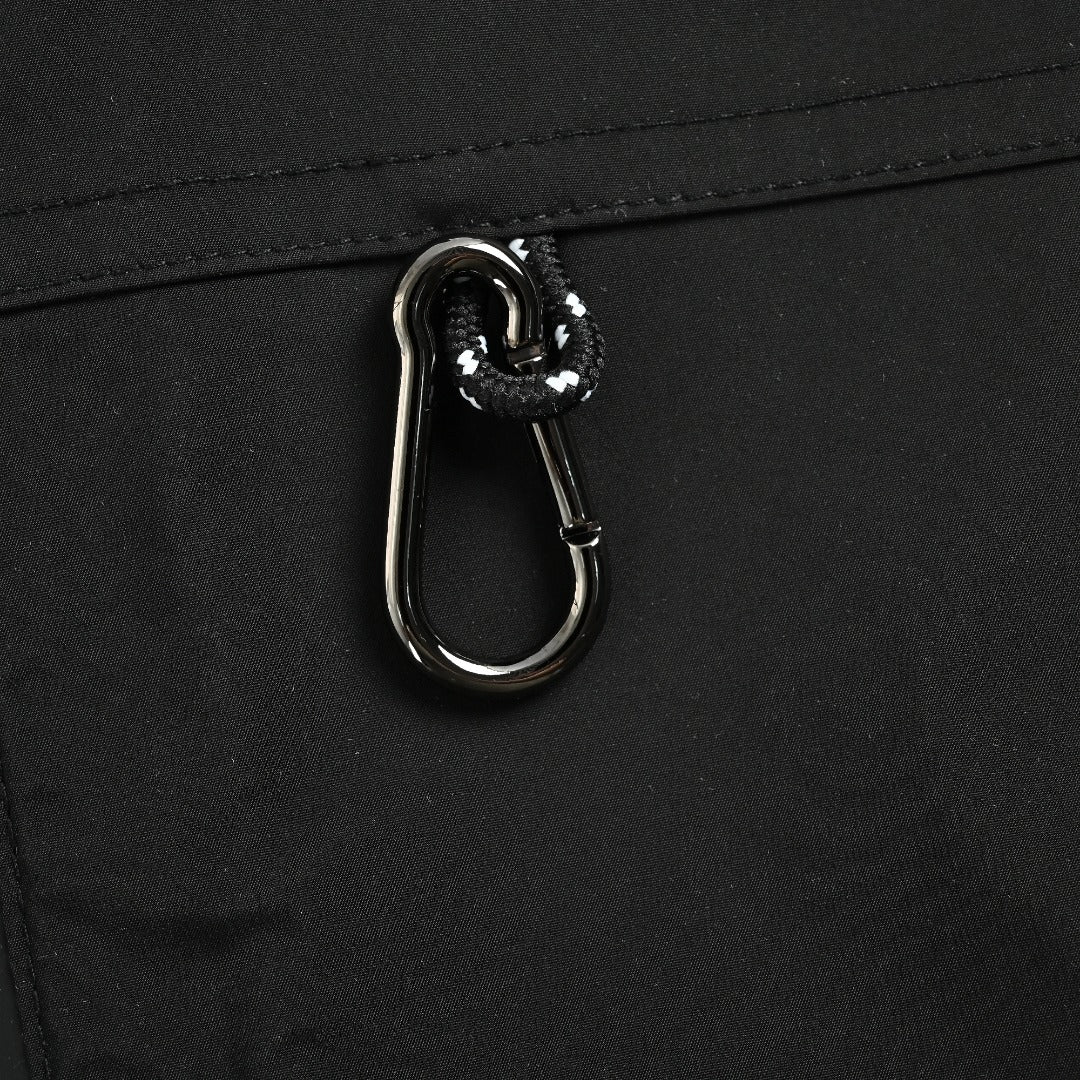 Moncler MC Reflective Logo Outdoor Stand-Collar Vest - Black