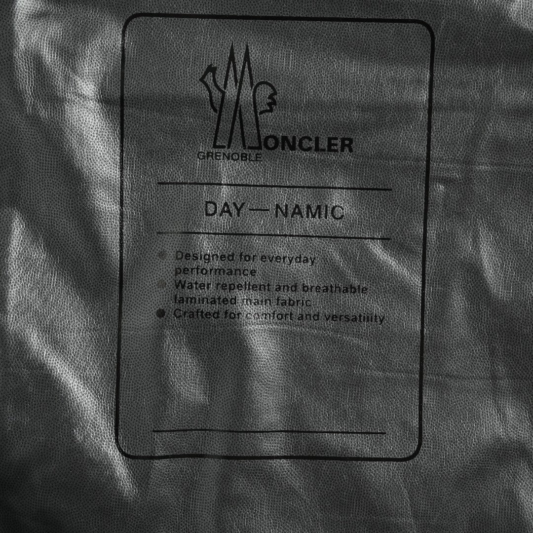 Moncler MC Reflective Logo Outdoor Stand-Collar Vest - Black