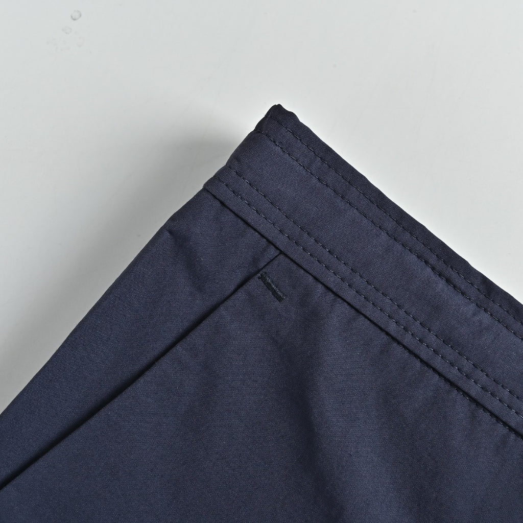 Loewe Cotton Poplin Openwork Embroidered Wide-Leg Trousers - Navy