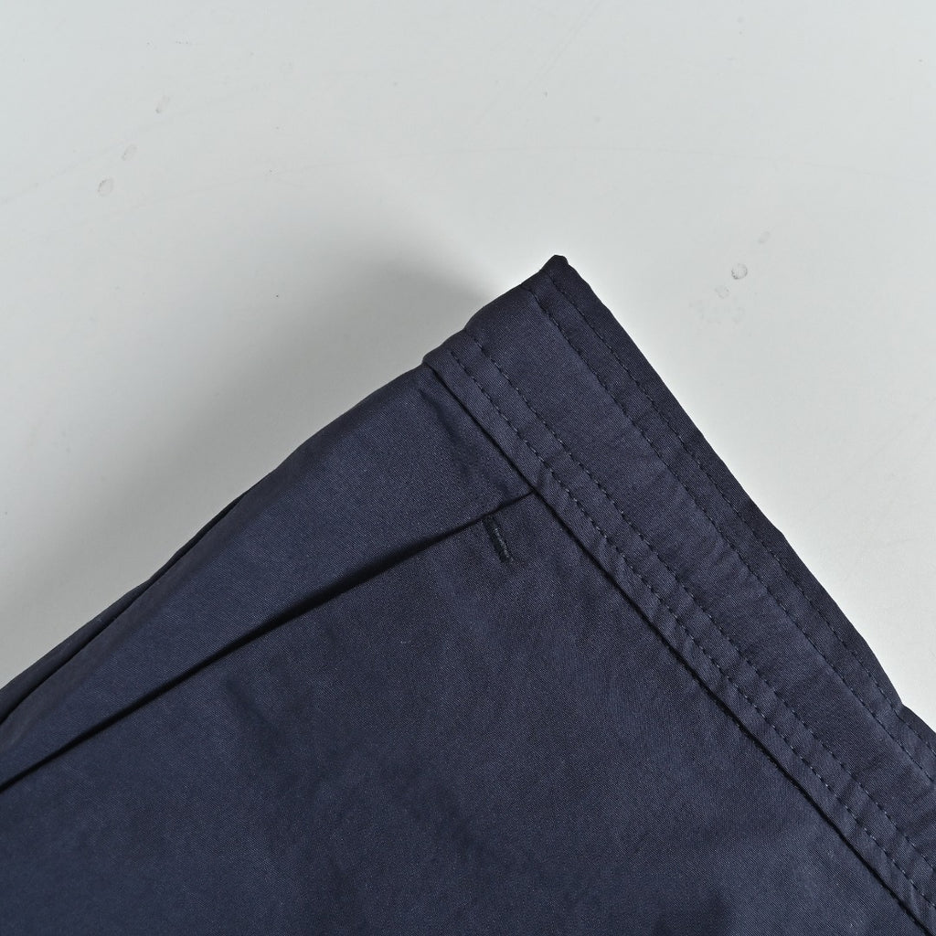 Loewe Openwork Embroidered Linen Shorts - Navy