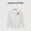 Louis Vuitton LV 24FW Monogram Graphic Print Crewneck Sweatshirt - White