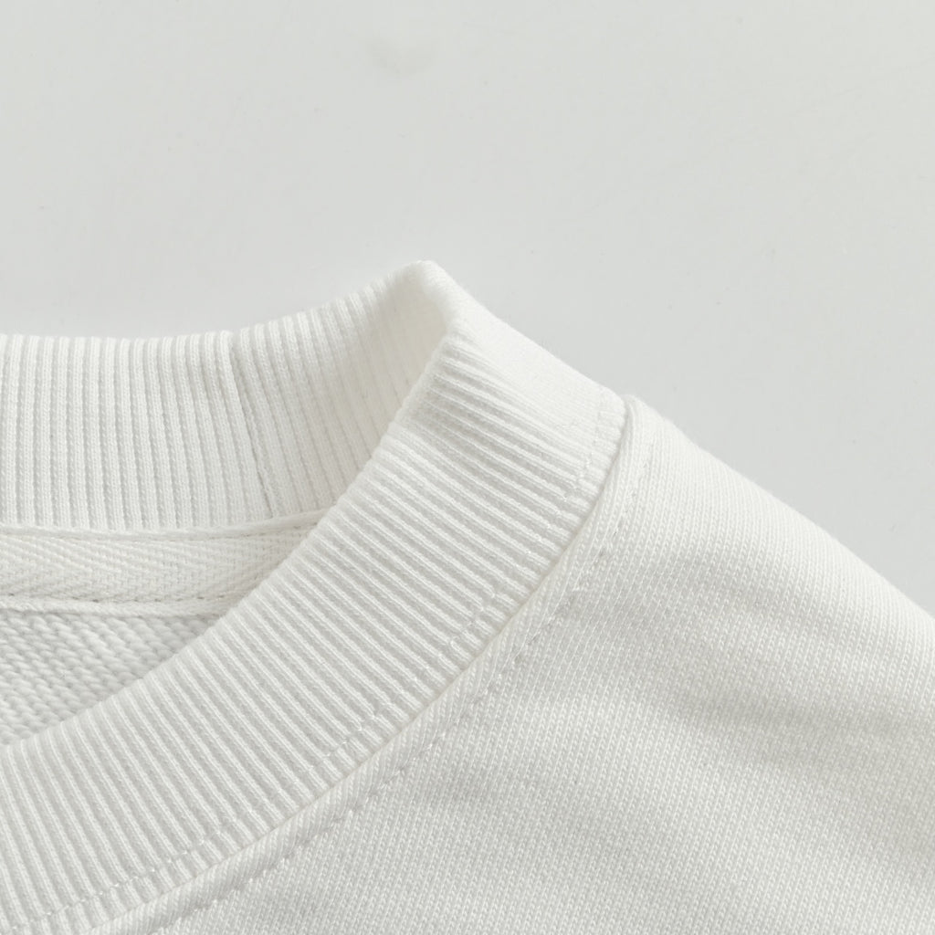 Louis Vuitton LV 24FW Monogram Graphic Print Crewneck Sweatshirt - White