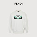 Fendi 24FW Bag Bugs Monster Eyes Crewneck Sweatshirt - White