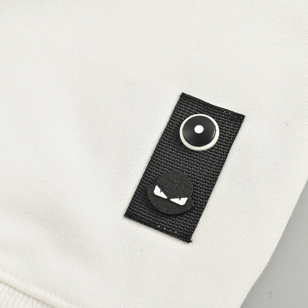 Fendi 24FW Bag Bugs Monster Eyes Crewneck Sweatshirt - White