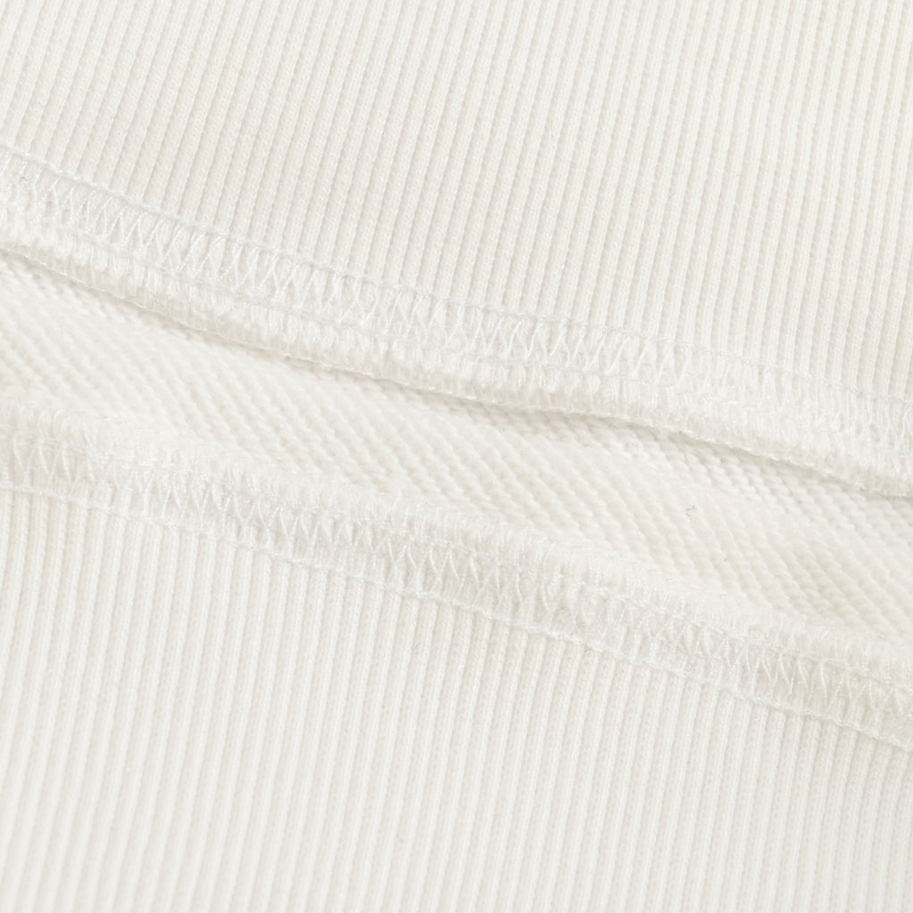 Dior x Stone Island Collaboration Embroidered Logo Crewneck Sweatshirt - White
