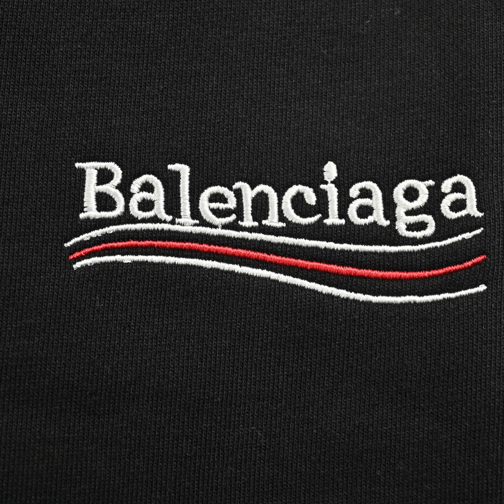Balenciaga 24FW Cola Logo Embroidered Shorts - Black
