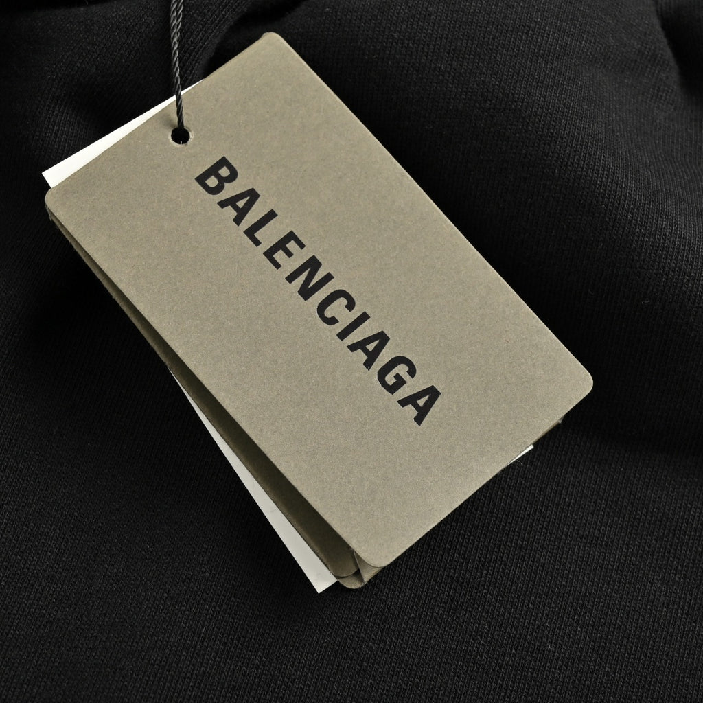 Balenciaga 24FW Cola Logo Embroidered Shorts - Black