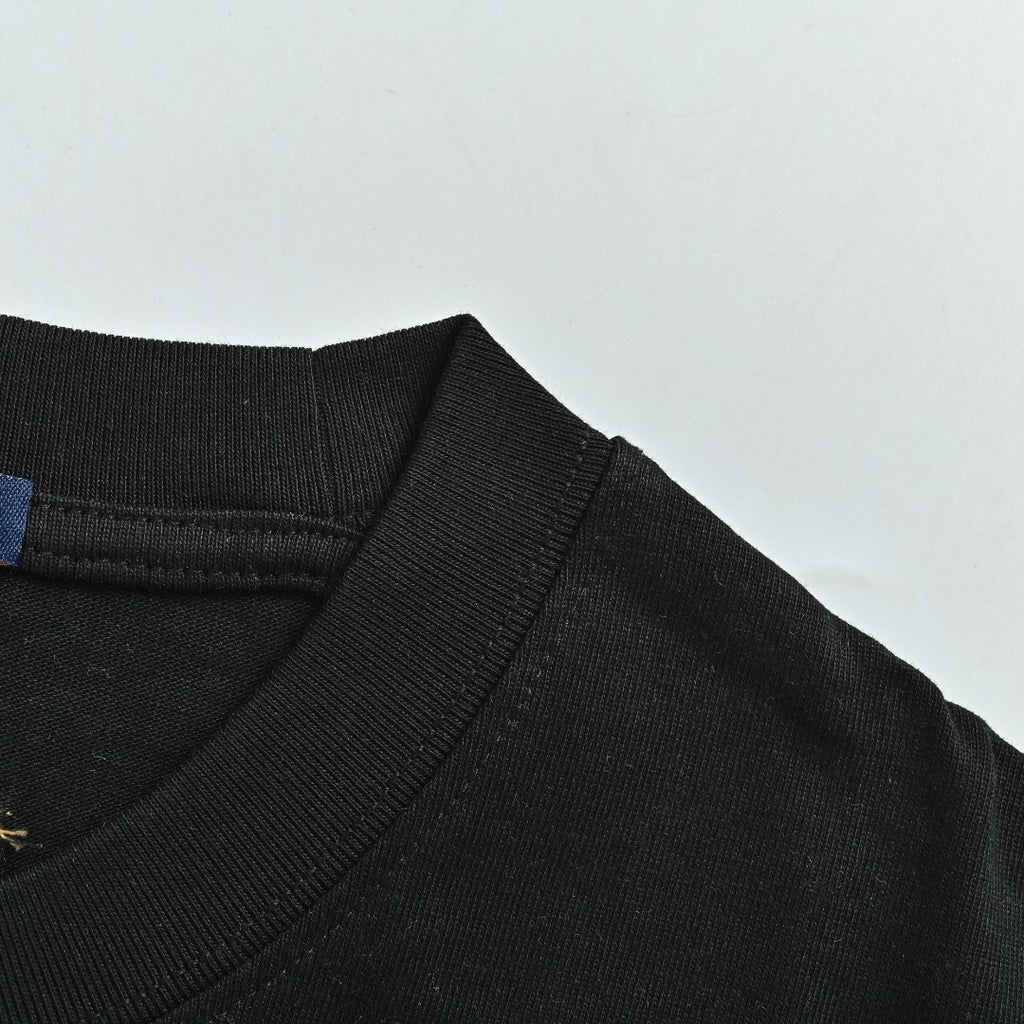 Louis Vuitton LV 26SS Chain Ring Logo Print Short Sleeve T-Shirt - Black