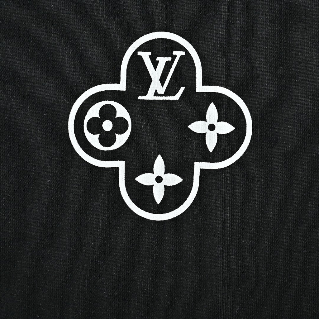 Louis Vuitton LV 26SS Chain Ring Logo Print Short Sleeve T-Shirt - Black