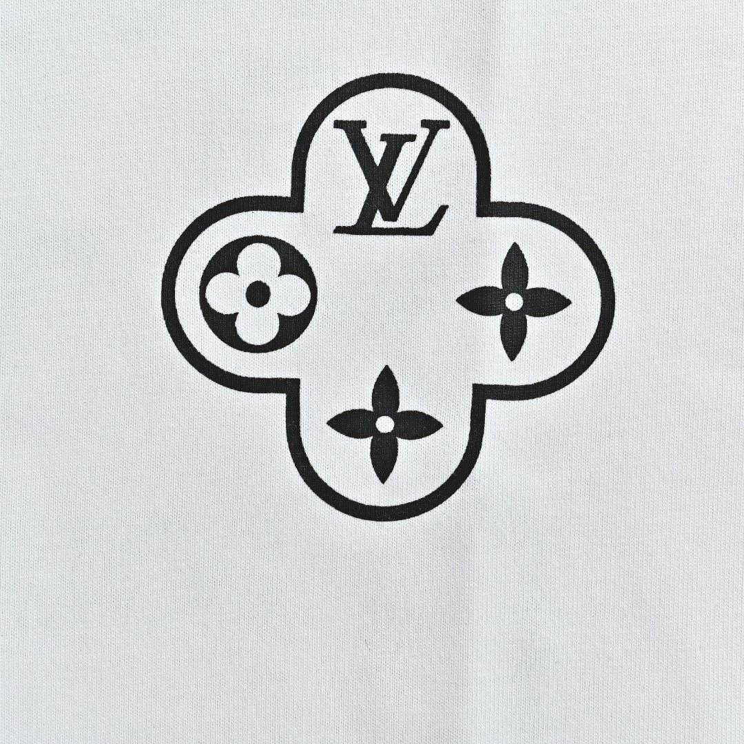 Louis Vuitton LV 26SS Chain Ring Logo Print Short Sleeve T-Shirt - White