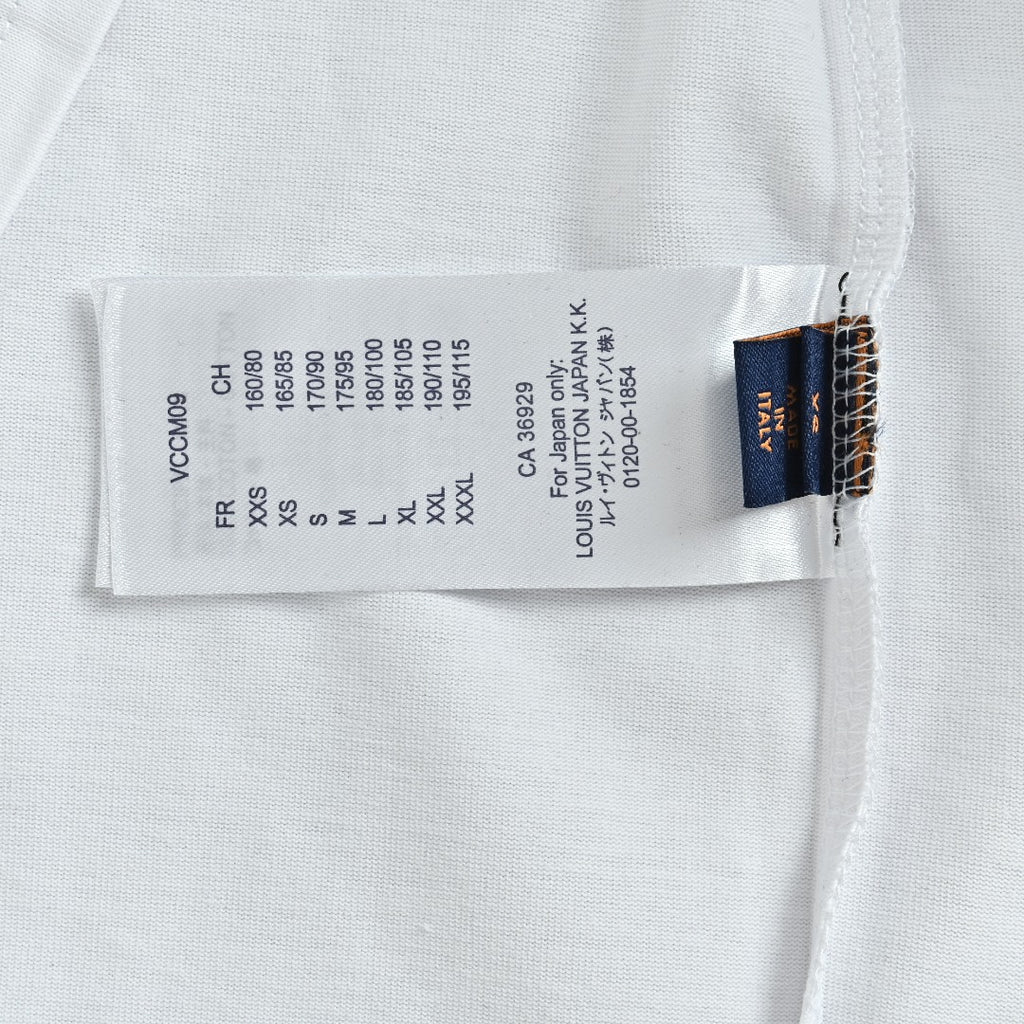 Louis Vuitton LV 26SS Chain Ring Logo Print Short Sleeve T-Shirt - White