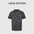 Louis Vuitton LV 26SS Raindrop Monogram Scatter Print Short Sleeve T-Shirt - Black