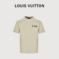 Louis Vuitton LV 26SS L.V.M. Embroidered Badge Short Sleeve T-Shirt - Stone Beige