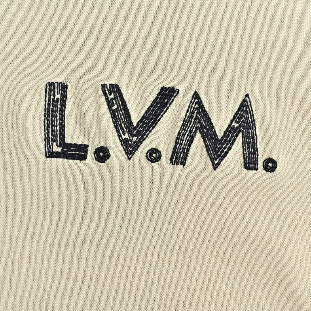 Louis Vuitton LV 26SS L.V.M. Embroidered Badge Short Sleeve T-Shirt - Stone Beige