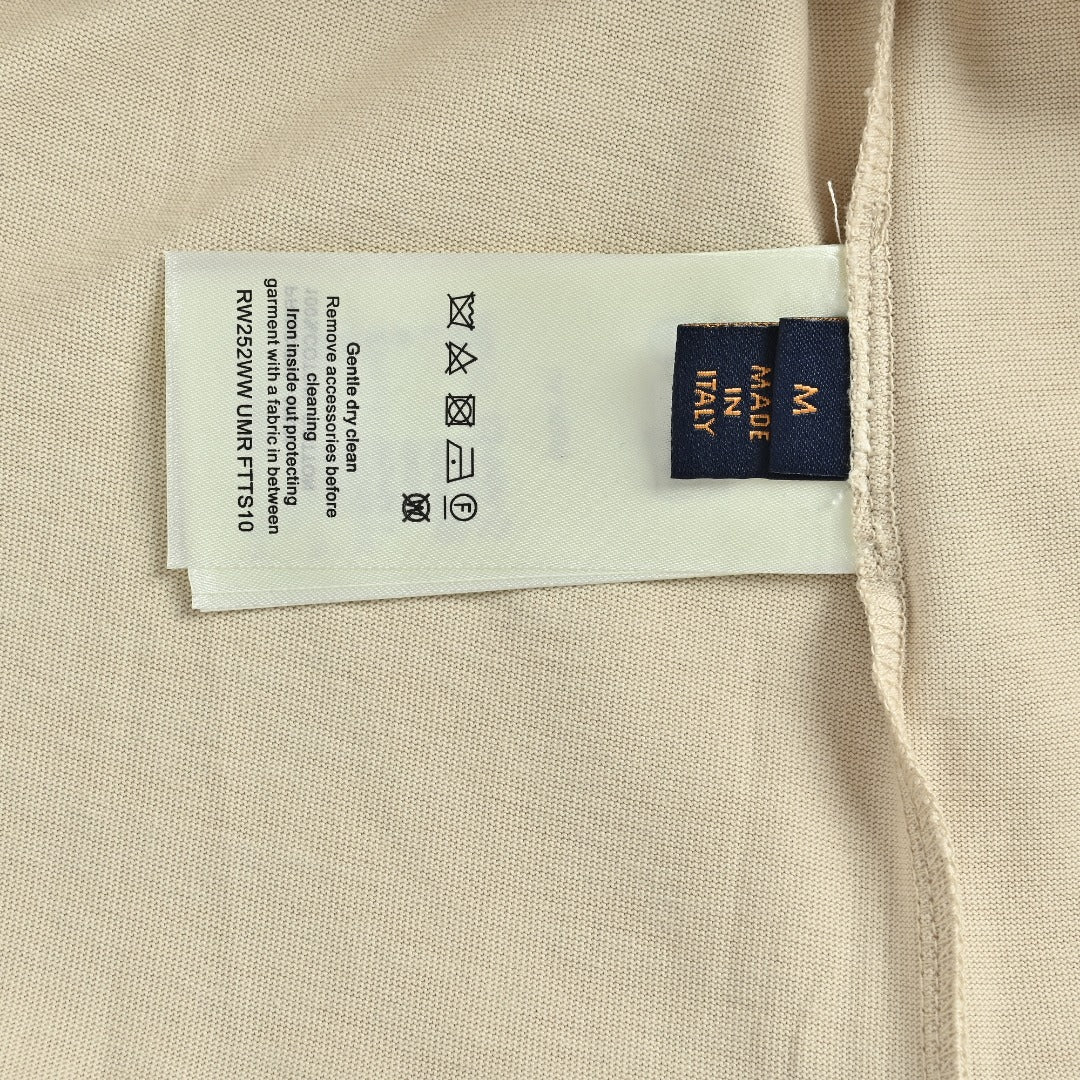 Louis Vuitton LV 26SS L.V.M. Embroidered Badge Short Sleeve T-Shirt - Stone Beige