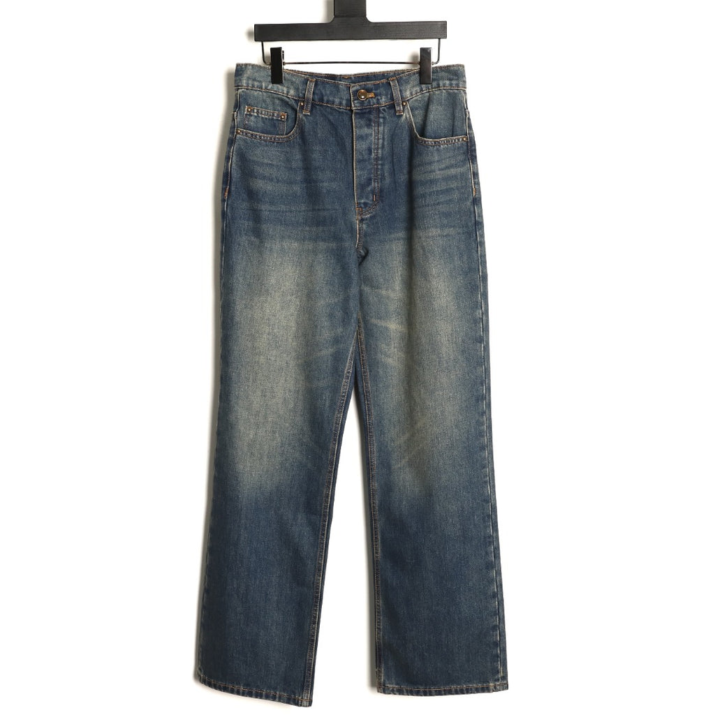 Louis Vuitton LV Denim Jeans with Leather Back Pockets