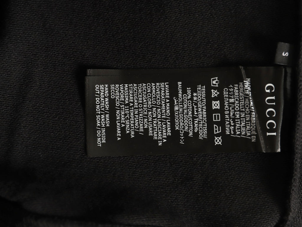 Gucci GUC Front Webbing-Tape Hooded Sweatshirt
